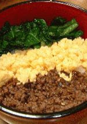 簡単♪三色丼-レシピのメイン写真