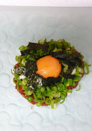 マグロピリ辛ユッケ-レシピのメイン写真