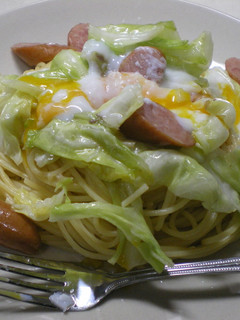 キャベツとウインナーのアンチョビパスタ-レシピのメイン写真