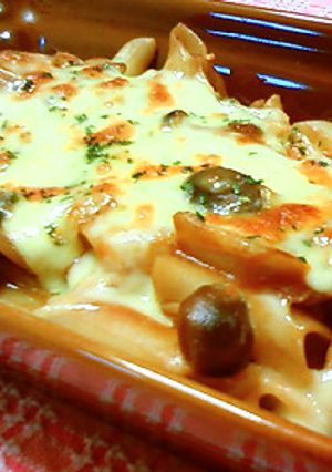 アツアツ♪きのこのデミソースグラタン-レシピのメイン写真