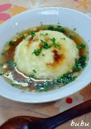 即席☆オニオングラタンスープ飯-レシピのメイン写真