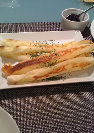 春巻きの皮チーズブルーベリージャム添え-レシピのメイン写真