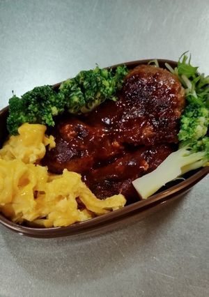 煮込み風ハンバーグ-レシピのメイン写真