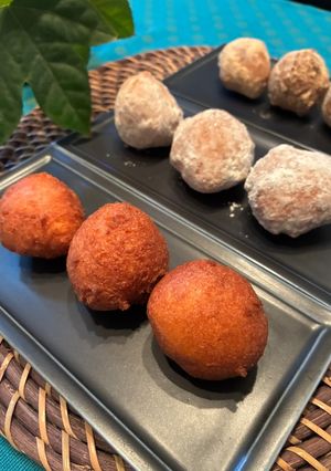 おかんレシピ𓀤𓀣米粉と豆腐でドーナツ-レシピのメイン写真