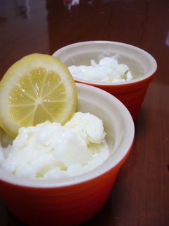 レモンのサワーシャーベット-レシピのメイン写真