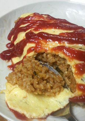 Cocoカフェ風カレーライスINオム☆☆-レシピのメイン写真