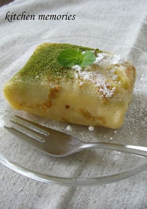 宇治抹茶キットカットの和風クレープ-レシピのメイン写真