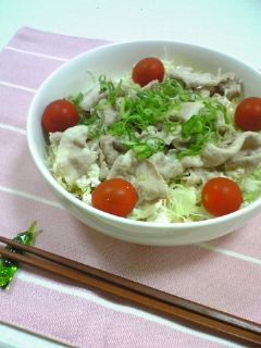 豆腐&豚しゃぶサラダ♪-レシピのメイン写真