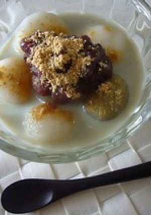 白玉の抹茶ミルク-レシピのメイン写真