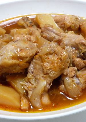 韓国風☆鶏手羽元の旨辛煮～タットリタン～-レシピのメイン写真