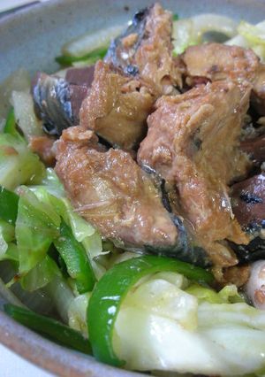 野菜炒め味付けは＝さば缶!?～田舎風～-レシピのメイン写真