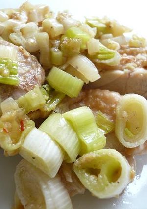 鶏肉のねぎ塩焼き。-レシピのメイン写真