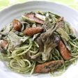 ワンボウルで*きのこ青海苔パスタ