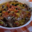 鮭ときのこのスープ飯
