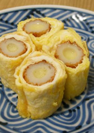 チーズinちくわ卵焼き　お弁当のおかず-レシピのメイン写真