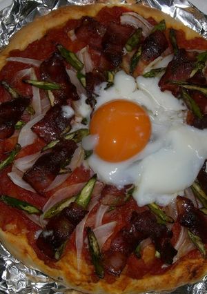 ホームベーカリーでビスマルク風PIZZA-レシピのメイン写真