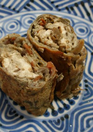 きんぴらごぼうの卵焼き　お弁当のおかず-レシピのメイン写真
