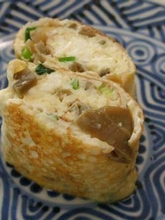 ザーサイと小ねぎの卵焼き お弁当のおかず-レシピのメイン写真