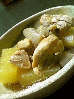 大根と鶏もも肉とこんにゃくの煮物-レシピのメイン写真