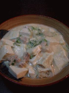豆腐と鶏肉の味噌クリーム煮-レシピのメイン写真