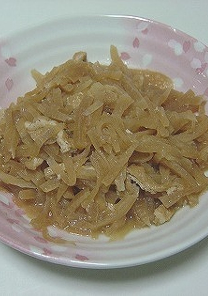大根と油揚げの炒め煮☆-レシピのメイン写真