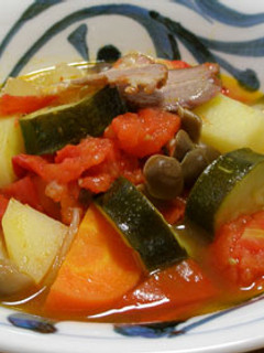 いろいろ野菜とトマトの煮込み-レシピのメイン写真
