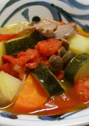 いろいろ野菜とトマトの煮込み-レシピのメイン写真