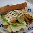 アボカドと照り焼きチキンのホットサンド