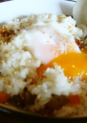 ◆さつま揚げごはん（半熟卵のせ）◆-レシピのメイン写真