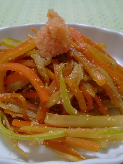 セロリとにんじんの明太きんぴら-レシピのメイン写真