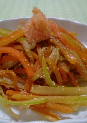 セロリとにんじんの明太きんぴら-レシピのメイン写真