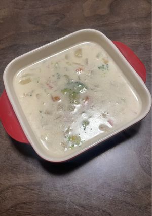 具だくさんのクラムチャウダー-レシピのメイン写真