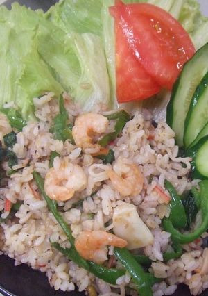 *†*SEAフードにんにく炒飯*†*-レシピのメイン写真