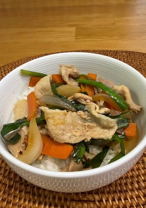 晩ご飯に簡単♪スタミナ丼-レシピのメイン写真