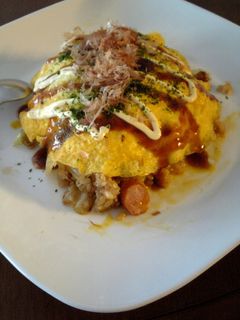 男が作る!お好み焼き風チャーハン-レシピのメイン写真