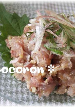★漁師料理！鯵 de なめろう★-レシピのメイン写真