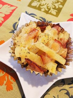 お弁当★じゃがいもとベーコンのチーズ焼き-レシピのメイン写真