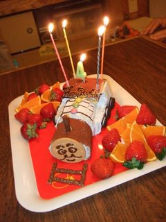 トーマスのバースデイケーキ☆-レシピのメイン写真