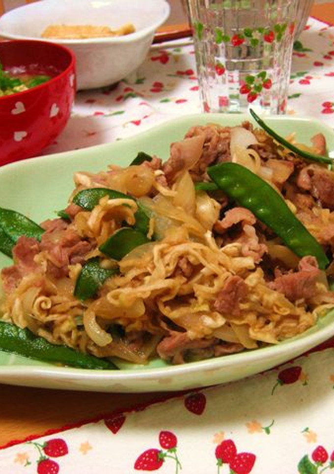 絹さやと切干大根、豚肉の炒め物-レシピのメイン写真