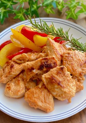 しっとりヘルシー♡鶏むねタンドリーチキン-レシピのメイン写真