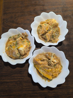 新玉葱と水菜の玉子とじ-レシピのメイン写真
