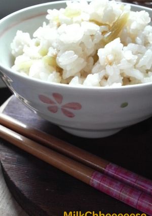 ふきごはん☆おいしい季節の味でほっこり~-レシピのメイン写真