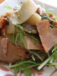 焼豚チャーシューとザーザイのサラダ-レシピのメイン写真