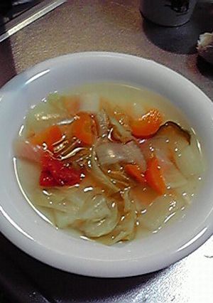 野菜だけ20分でノンオイルあっさりスープ-レシピのメイン写真