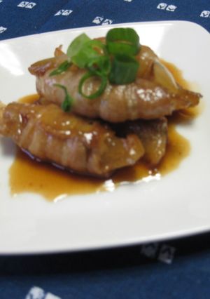 豚バラ肉と玉ねぎのテリツヤ煮。-レシピのメイン写真