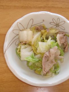 白菜の和風炒め-レシピのメイン写真