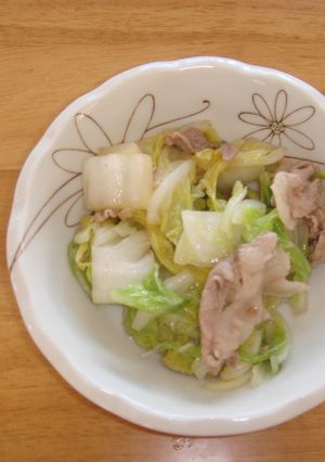 白菜の和風炒め-レシピのメイン写真