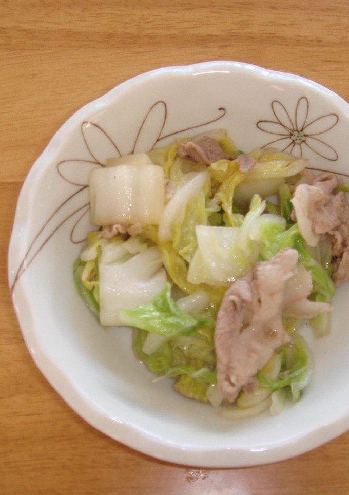 白菜の和風炒め-レシピのメイン写真