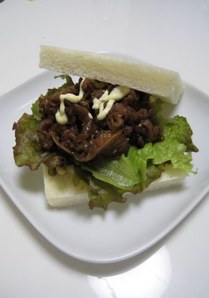 照り焼き味☆焼肉サンドイッチ☆-レシピのメイン写真