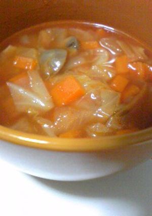 野菜スープ（トマトｖｅｒ．）-レシピのメイン写真